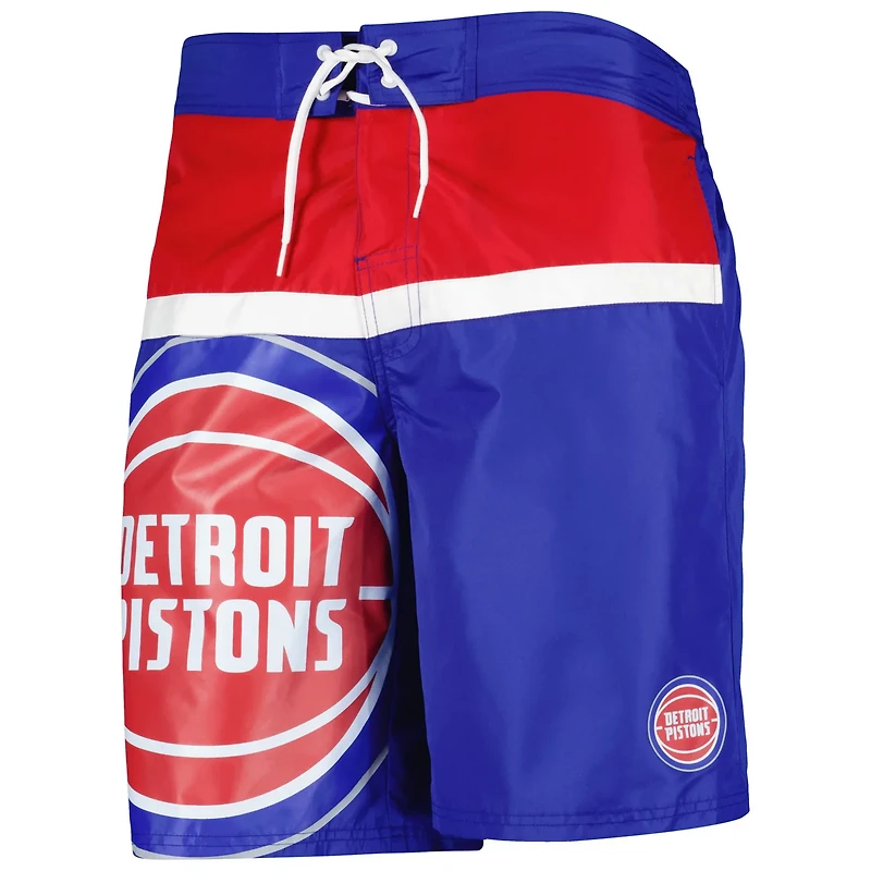 G-III Sports by Carl Banks Detroit Pistons Sea Wind Swim Trunks