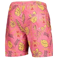 Wes  Willy Iowa State Cyclones Vintage Floral Swim Trunks