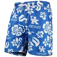 Wes  Willy Kentucky Wildcats Floral Volley Swim Trunks