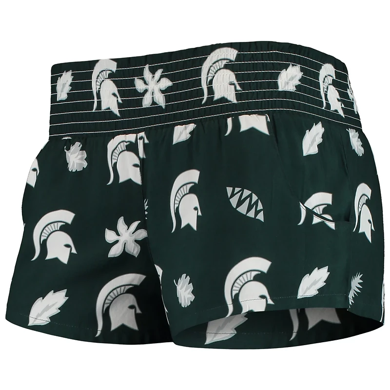 Wes  Willy Michigan State Spartans Beach Shorts