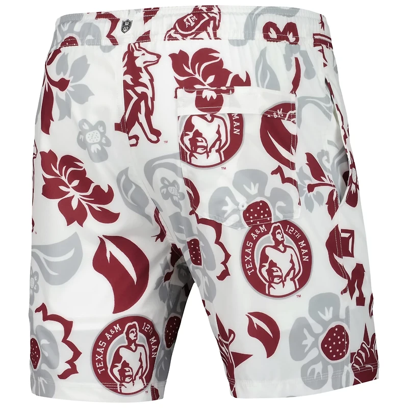 Wes  Willy Texas AM Aggies Vault Tech Swimming Trunks