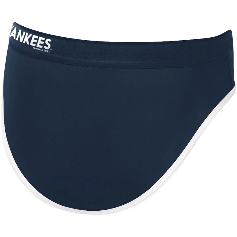 G-III 4Her by Carl Banks New York Yankees Southpaw Bikini Bottom