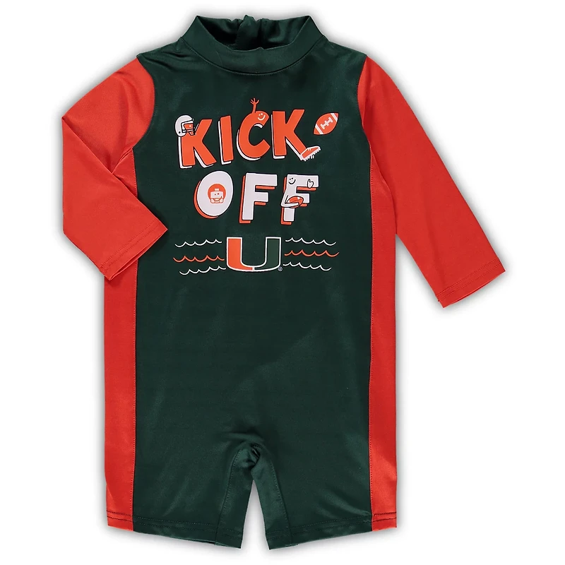 Outerstuff Toddlers Miami Hurricanes Wave Runner Wetsuit