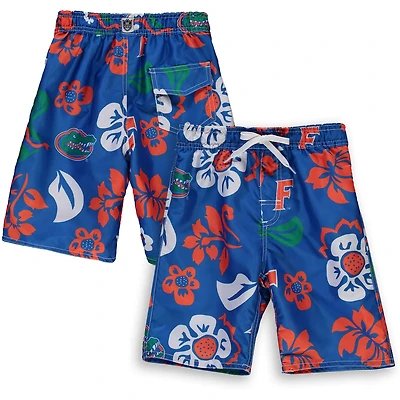 Wes and Willy Preschool Gators Floral Volley Swim Shorts