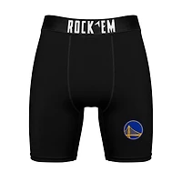 Rock Em Socks Golden State Warriors Primary Crew Socks  Boxer Briefs Combo Pack