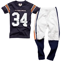 Auburn Tigers Preschool Football Pajama Set - Blue