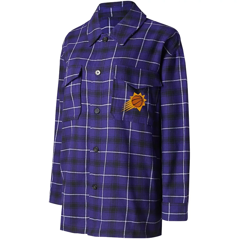 College Concepts /Black Phoenix Suns Boyfriend Button-Up Nightshirt