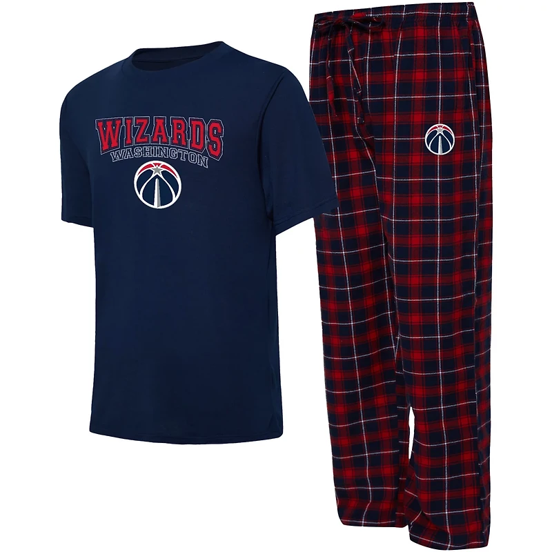 College Concepts /Red Washington Wizards Arctic T-Shirt Pajama Pants Sleep Set