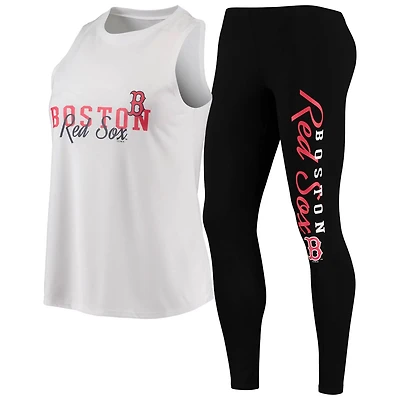 Concepts Sport /Black Boston Red Sox Sonata Tank Top  Leggings Pajama Set