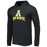 Concepts Sport /Charcoal Appalachian State Mountaineers Meter Pullover Hoodie  Pant Sleep Set