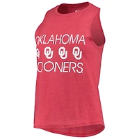 Concepts Sport /Charcoal Oklahoma Sooners Team Tank Top  Pants Sleep Set