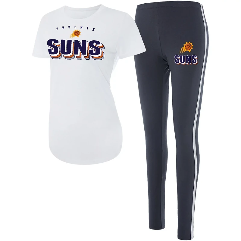 Concepts Sport /Charcoal Phoenix Suns Sonata T-Shirt  Leggings Sleep Set
