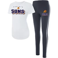 Concepts Sport /Charcoal Phoenix Suns Sonata T-Shirt  Leggings Sleep Set