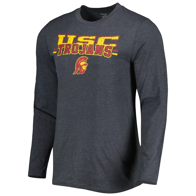 Concepts Sport /Charcoal USC Trojans Meter Long Sleeve T-Shirt  Pants Sleep Set