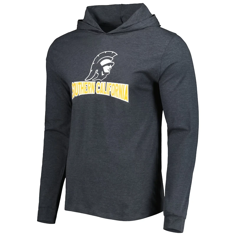 Concepts Sport /Charcoal USC Trojans Meter Pullover Hoodie  Pant Sleep Set