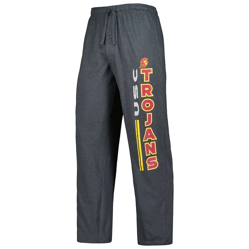 Concepts Sport /Charcoal USC Trojans Meter T-Shirt Pants Sleep Set