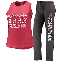Concepts Sport /Crimson Alabama Crimson Tide Tank Top  Pants Sleep Set
