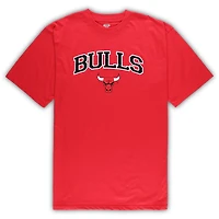 Concepts Sport /Heather Gray Chicago Bulls Big  Tall T-Shirt and Pajama Pants Sleep Set