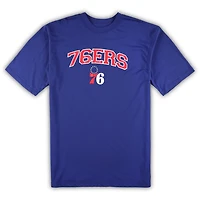 Concepts Sport /Heather Gray Philadelphia 76ers Big  Tall T-Shirt and Pajama Pants Sleep Set