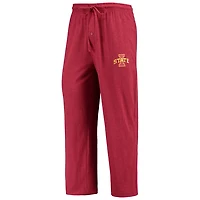 Concepts Sport /Heathered Charcoal Iowa State Cyclones Meter Long Sleeve T-Shirt  Pants Sleep Set