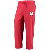 Concepts Sport /Heathered Charcoal Maryland Terrapins Meter Long Sleeve T-Shirt  Pants Sleep Set