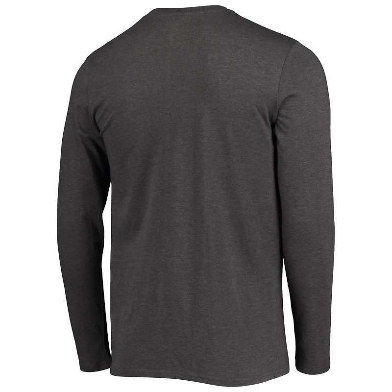 Concepts Sport /Heathered Charcoal Nebraska Huskers Meter Long Sleeve T-Shirt  Pants Sleep Set