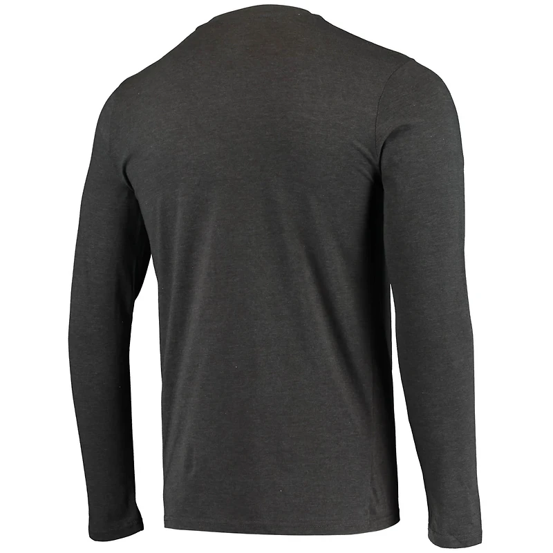 Concepts Sport /Heathered Charcoal Northwestern Wildcats Meter Long Sleeve T-Shirt  Pants Sleep Set