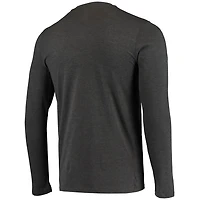 Concepts Sport /Heathered Charcoal Northwestern Wildcats Meter Long Sleeve T-Shirt  Pants Sleep Set