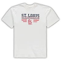 Concepts Sport /Navy St Louis Cardinals Big  Tall Pinstripe Sleep Set