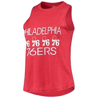Concepts Sport /Red Philadelphia 76ers Tank Top  Pants Sleep Set