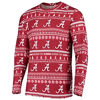 Concepts Sport Alabama Tide Ugly Sweater Knit Long Sleeve Top and Pant Set