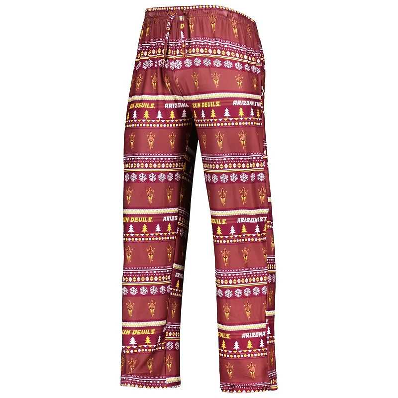 Concepts Sport Arizona State Sun Devils Swivel Long Sleeve T-Shirt  Pants Sleep Set