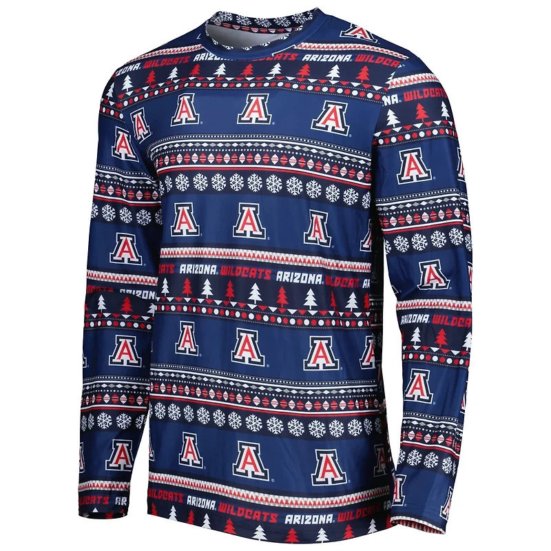 Concepts Sport Arizona Wildcats Swivel Long Sleeve T-Shirt  Pants Sleep Set