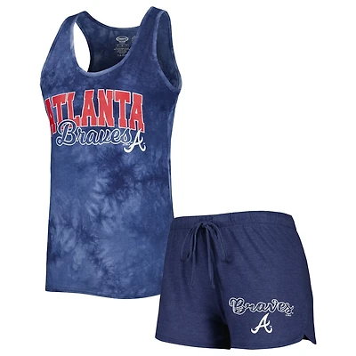 Concepts Sport Atlanta Braves Billboard Racerback Tank  Shorts Sleep Set