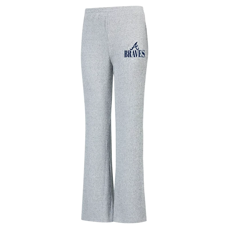 Concepts Sport Atlanta Braves Juniper Rib Knit Flare Sleep Pants