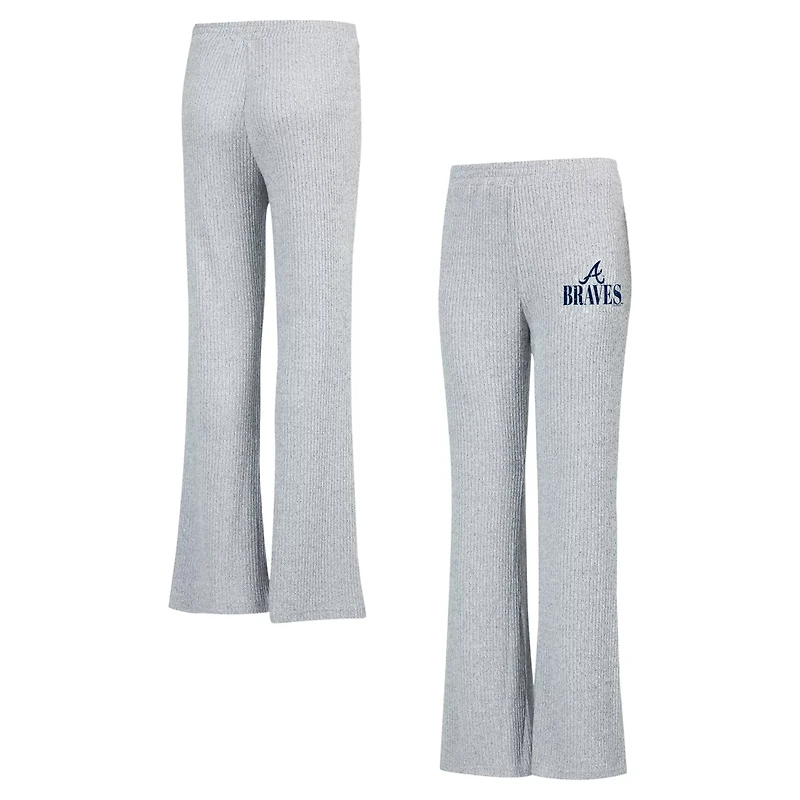 Concepts Sport Atlanta Braves Juniper Rib Knit Flare Sleep Pants