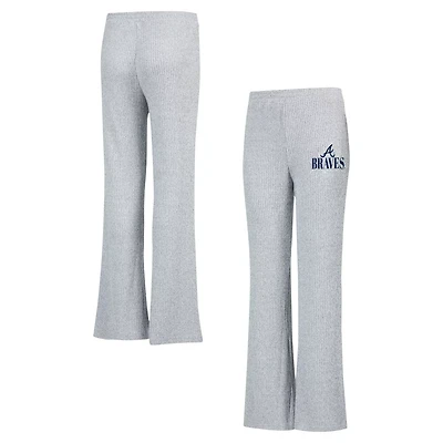 Concepts Sport Atlanta Braves Juniper Rib Knit Flare Sleep Pants