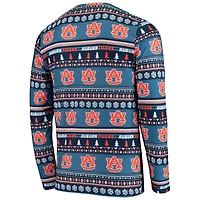 Concepts Sport Auburn Tigers Ugly Sweater Knit Long Sleeve Top and Pant Set