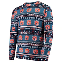 Concepts Sport Auburn Tigers Ugly Sweater Knit Long Sleeve Top and Pant Set