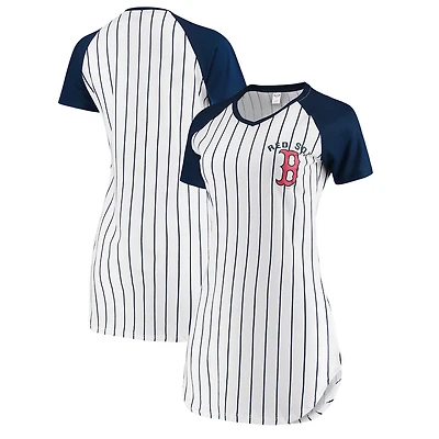Concepts Sport Boston Red Sox Vigor Pinstripe Nightshirt