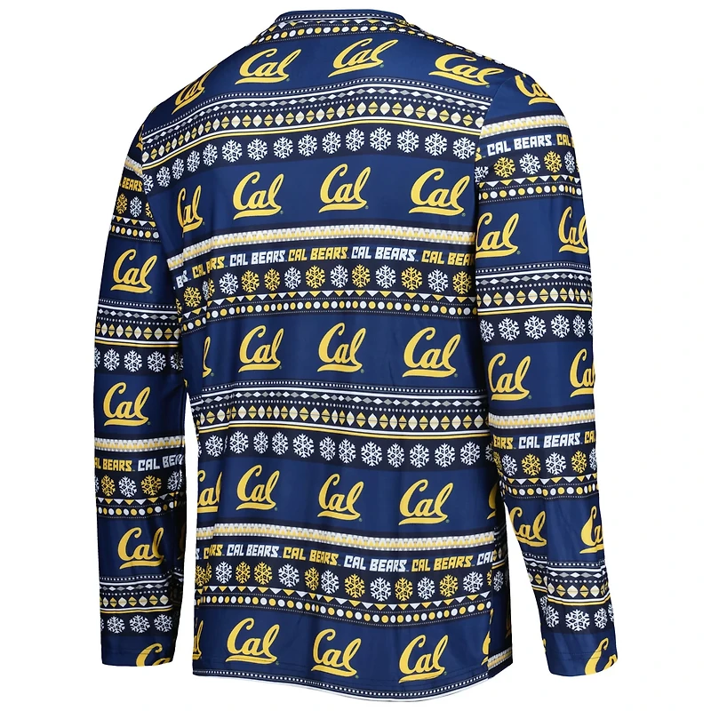 Concepts Sport Cal Bears Swivel Long Sleeve T-Shirt Pants Sleep Set
