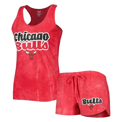 Concepts Sport Chicago Bulls Billboard Tank Top  Shorts Sleep Set