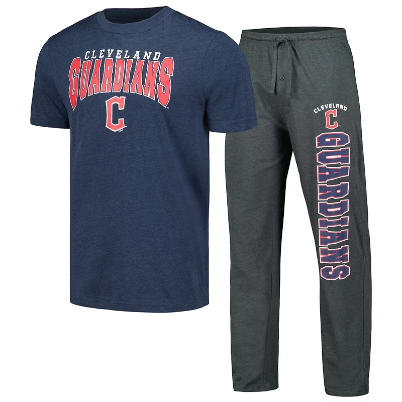 Concepts Sport Cleveland Guardians Meter T-Shirt  Pants Sleep Set