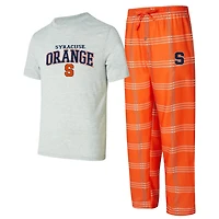 Concepts Sport Gray Syracuse T-Shirt  Pants Sleep Set
