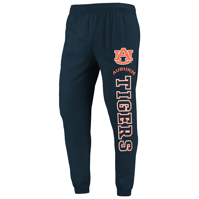 Concepts Sport Heather Charcoal Auburn Tigers Meter Long Sleeve Hoodie T-Shirt  Jogger Pajama Set