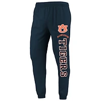 Concepts Sport Heather Charcoal Auburn Tigers Meter Long Sleeve Hoodie T-Shirt  Jogger Pajama Set