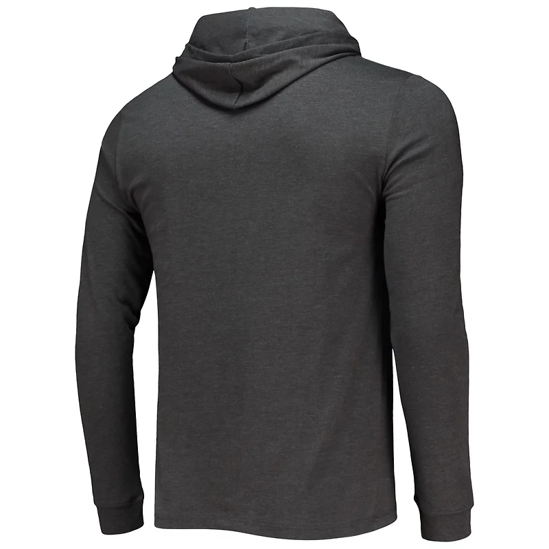 Concepts Sport Heather Charcoal Clemson Tigers Meter Long Sleeve Hoodie T-Shirt  Jogger Pajama Set