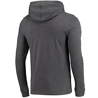 Concepts Sport Heather Charcoal Indiana Hoosiers Meter Long Sleeve Hoodie T-Shirt  Jogger Pajama Set