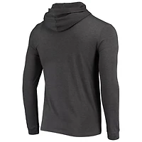 Concepts Sport Heather Charcoal Kansas Jayhawks Meter Long Sleeve Hoodie T-Shirt  Jogger Pajama Set