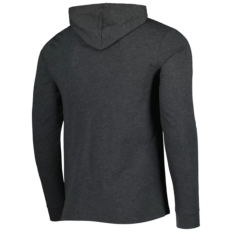 Concepts Sport Heather Charcoal Ohio State Buckeyes Meter Long Sleeve Hoodie T-Shirt  Jogger Pajama Set